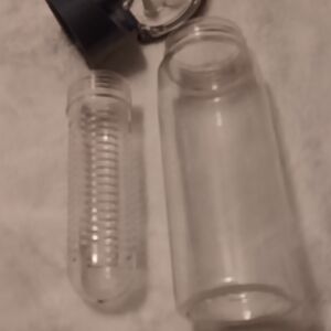 Clear Water Bottle with Infuser